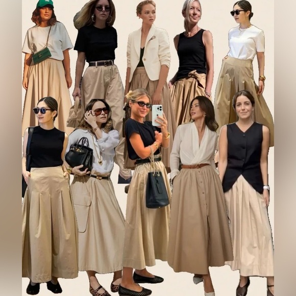 POPLIN SKIRT - Picture 4 of 9